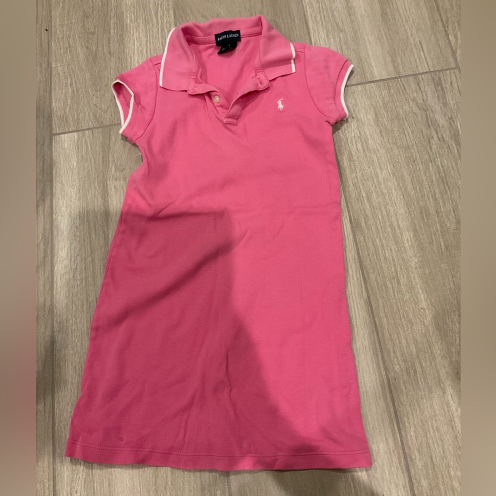 Girls Ralph Lauren Pink Dress